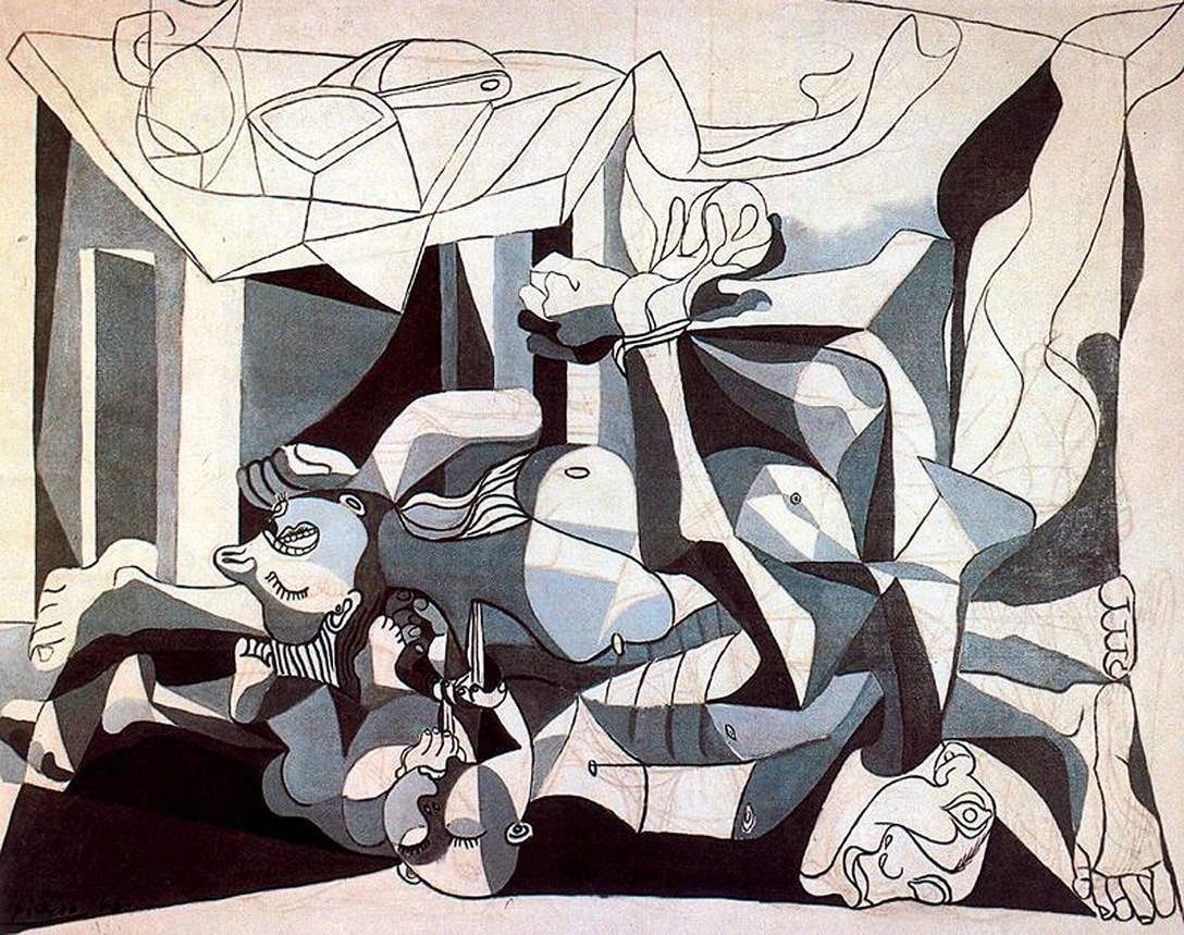 Picasso The mass grave 1945